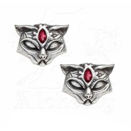 náušnice ALCHEMY GOTHIC - Sacred Cat - E406