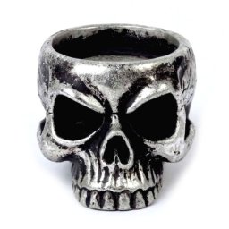 svícen (dekorace) ALCHEMY GOTHIC - Skull Tea - V74