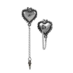 náušnice ALCHEMY GOTHIC - Witches Heart - E433