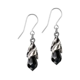 náušnice ALCHEMY GOTHIC - Empyrean Tear - Black - E437B