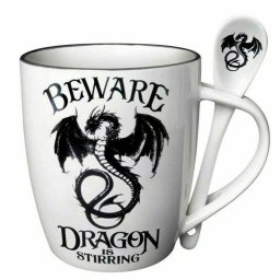 hrnek se lžičkou ALCHEMY GOTHIC - Dragon is Stirring - ALMUG14