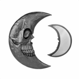 dekorace (zrcátko) ALCHEMY GOTHIC - Black Moon - V108