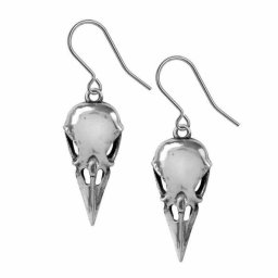 náušnice ALCHEMY GOTHIC - Coeur Crane - E462