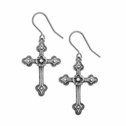 náušnice ALCHEMY GOTHIC - Gothic Devotion Crosses - E464