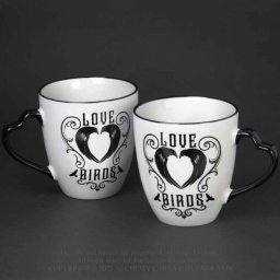 hrnek (sada 2 ks) ALCHEMY GOTHIC - Love Birds - CM3