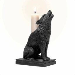 svícen (dekorace) ALCHEMY GOTHIC - Wolf - V115