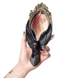 zrcadlo (dekorace) ALCHEMY GOTHIC - Raven Hand - V120