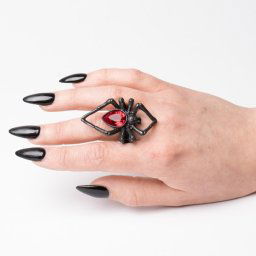 prsten ALCHEMY GOTHIC - Black Widow - R222B
