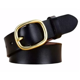 Gaira® Kožený opasek 7940, Barva černá
