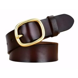 Gaira® Kožený opasek 7940, Barva hnědá
