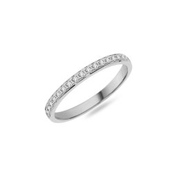 Dámský snubní prsten s diamanty 2,1mm, bílé zlato IZKR017A-F-BR