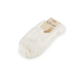 Dámské / dívčí ponožky teplé, barva 1 krémová světlá