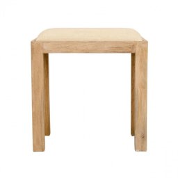 indickynabytek.cz - Taburet Sita 40x45x40 s potahem z indického masivu mango