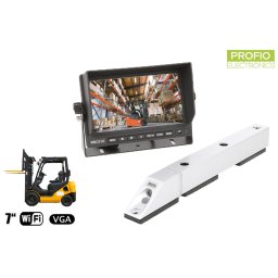 Kamerový set pro vysokozdvižné vozíky - bezdrátová kamera a 7" monitor + baterie 5200 mAh