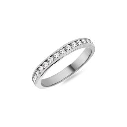 Dámský snubní prsten s lab-grown diamanty 2,8 mm, bílé zlato IZKR013A-F-LG