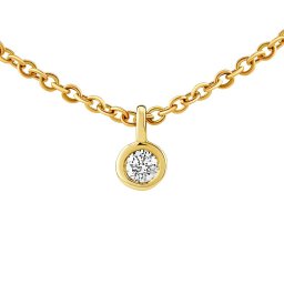 Silvego Diamantový náhrdelník Manhattan ve žlutém zlatě - 0,03 ct - DNN003NGYD