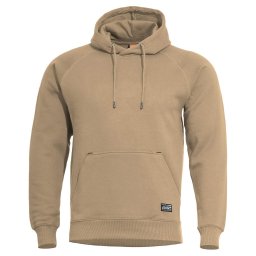 Mikina PHAETON s kapucí TAN BROWN vel. S