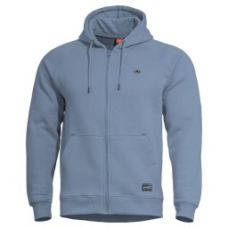 Mikina PHAETON se zipem a kapucí DAWN BLUE vel. XL