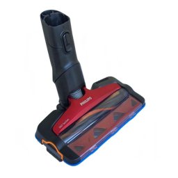 Hubice PHILIPS FC6823, XC7043 s LED světlem a kartáčem červená
