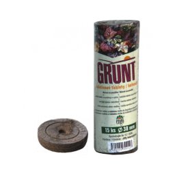 Jiffy Rašelinové tablety 38 mm Grunt, 15 ks 2126