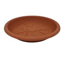 Plastecnic Kulatá podložka pod květináče 45 cm Omnia, terakota 584507