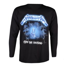 tričko pánské s dlouhým rukávem Metallica - Ride The Lightning - Black - RTMTLLSBRID