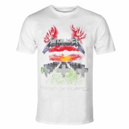 tričko pánské METALLICA - MASTER OF PUPPETS - WHITE - PLASTIC HEAD - PHDMTLTSWMAS