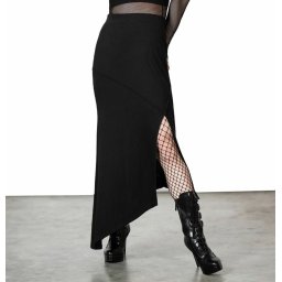 sukně dámská KILLSTAR - Ilayda Midi - Black - KSRA007471
