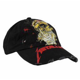 kšiltovka Metallica - Skull One-Distressed - Black - RTMTLSBCBSKU