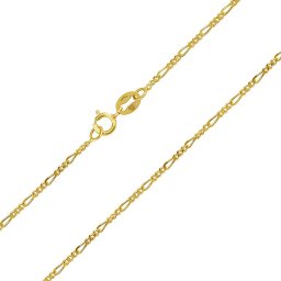 Silvego Zlatý řetízek Figaro 1,3 mm - Y - AWFGD030NGY