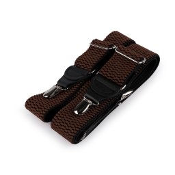 Šle šíře 4 cm délka 120 cm, barva 6 hnědá