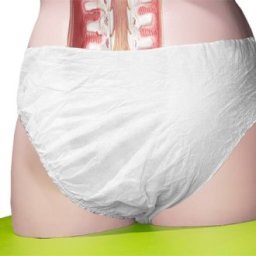 Jednorázové unisex hygienické kalhotky - slipy, tmavě modré, balení 100 ks