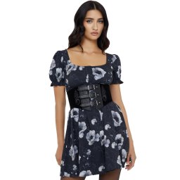 korzet dámský KILLSTAR - Nyx Garden - Black - KSRA013068