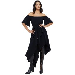 šaty dámské KILLSTAR - Wicked Dahlia - Black - KSRA013185