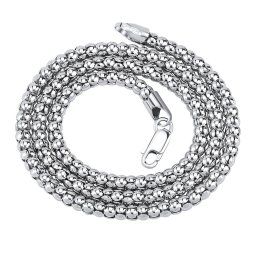 Silvego Dámský náhrdelník ze stříbra POPCORN - 4 mm - TTT3000NCR