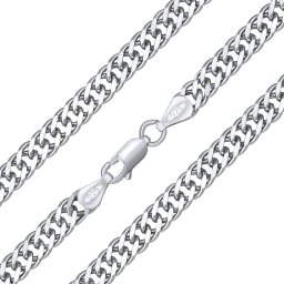 Silvego Stříbrný řetízek Double Rombo 6mm - rhodiovaný - TTT5ROMB6