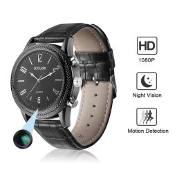 Hodinky s kamerou na ruku špionážní + FULL HD kamera s IR LED + vnitřní paměť až 32GB