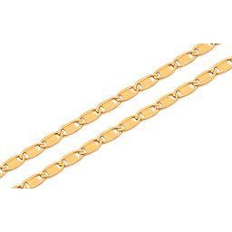 Zlatý řetízek Valentino 4 mm IZ4374