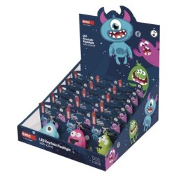 EMOS P4721 LED klíčenka - příšerky se zvukem, 18 ks, box