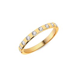 Dámský snubní prsten s diamanty 2,2 mm IZKR027-F-BR