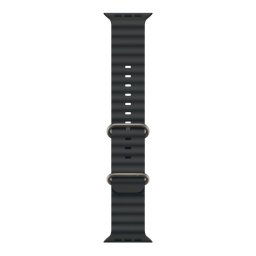 Apple Watch 49mm Black Ocean Band - Natural Titanium Finish