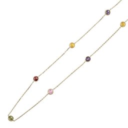 Silvego Zlatý náhrdelník Fleur s kuličkami Brilliance Zirconia 14kt - PRG0016NGY