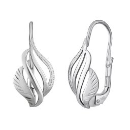 Silvego Zlaté náušnice ADELE z bílého zlata - SILVEGOB31550EKLGW