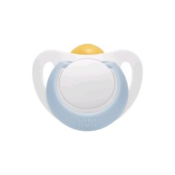 Dudlík latex NUK Star 0-6 m modrý, vel. 0-6 m