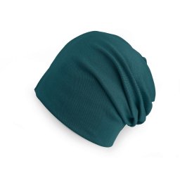 Bavlněná čepice / nákrčník unisex, barva 62 petrolejová čepice