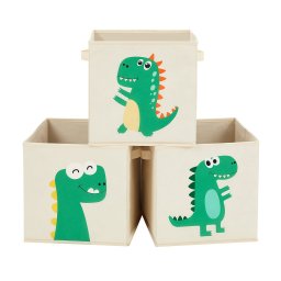 Dětský organizér na hračky 3 ks dino