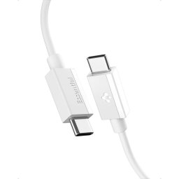 Spigen EB6010CC TYPE-C CABLE 60W 100cm - Bílý