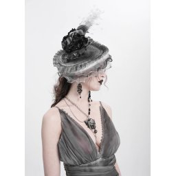 klobouk DEVIL FASHION - Grey and White - EAS02401