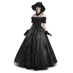 šaty dámské DEVIL FASHION - Black - ESKT05701