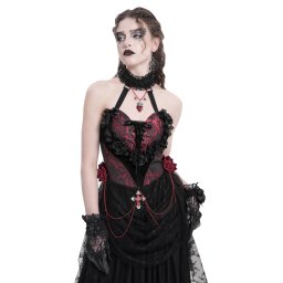 korzet dámský DEVIL FASHION - Red Heart - ECST00902